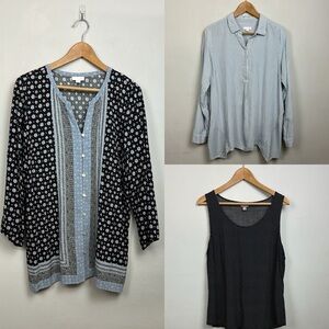 J Jill Rayon 3 Top Bundle